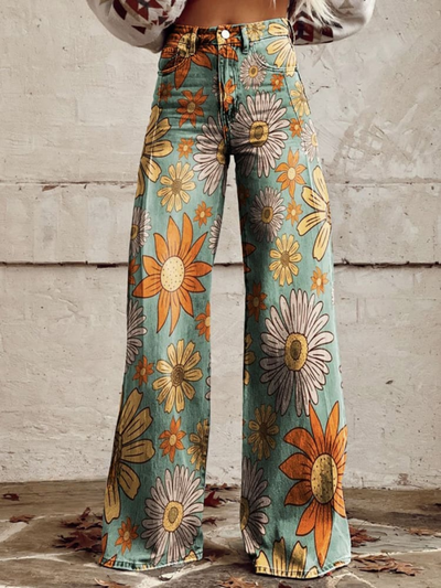 Daisy - Festival Bloom Wide-Leg pants