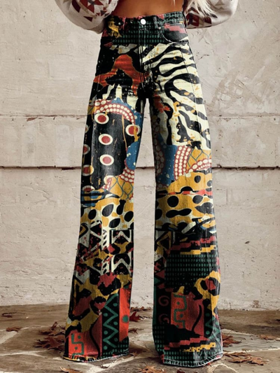 Leona - Tribal Art Statement Pants