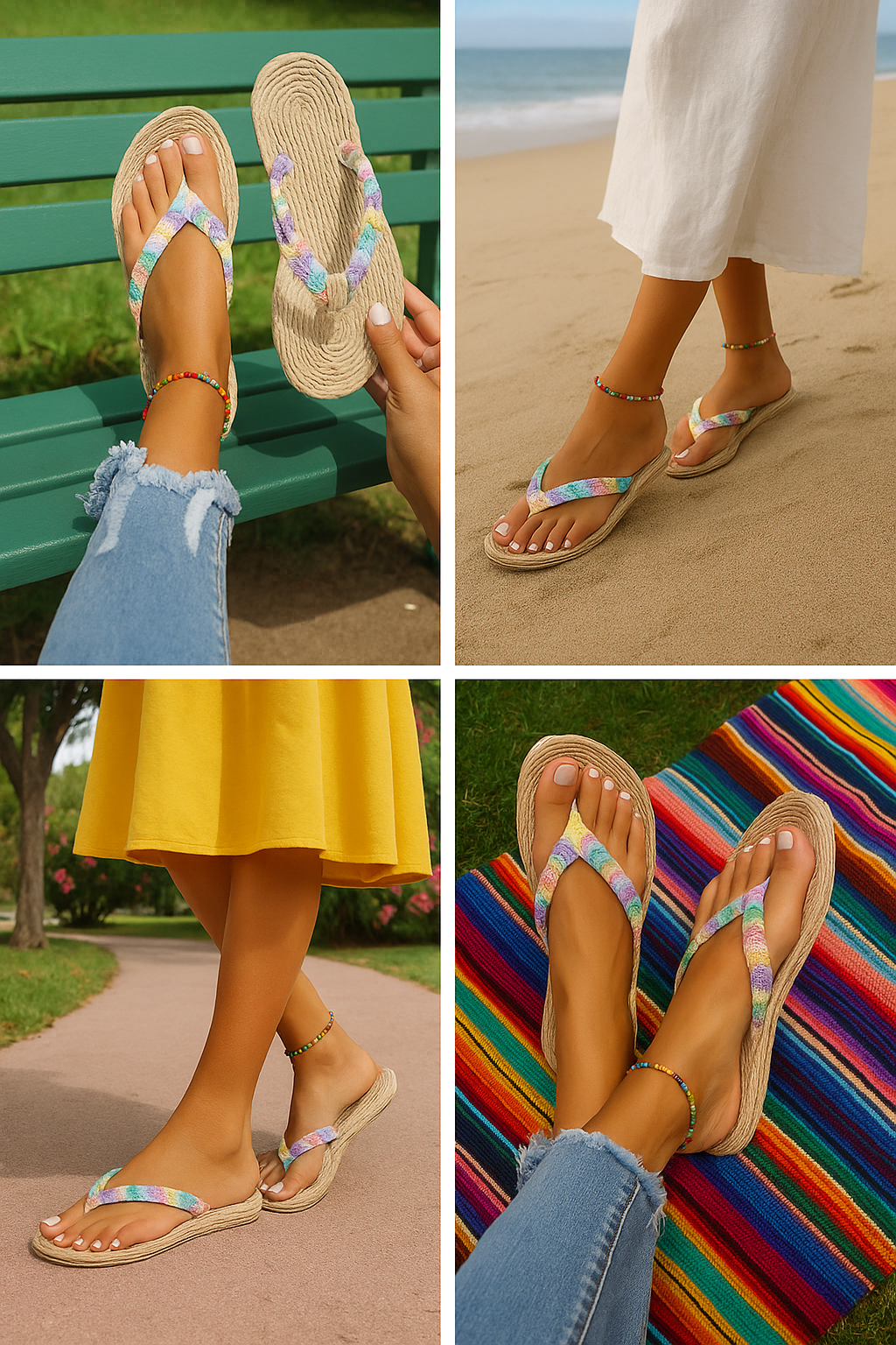 Marina Braided Flip Flops