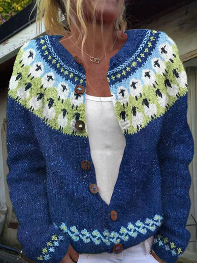 Sophie | Vintage Icelandic Wool Cardigan