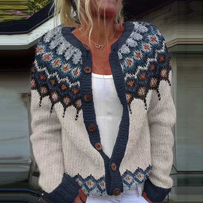Kylie | Vintage Icelandic Wool Cardigan