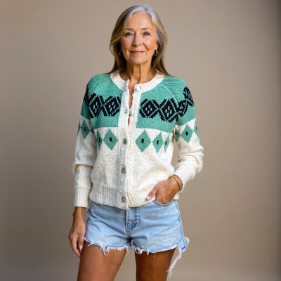 Allison | Vintage Icelandic Wool Cardigan